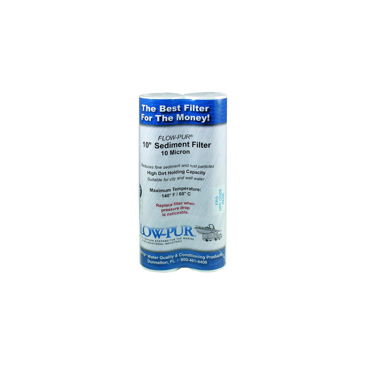 10 MICRON SEDIMENT FILTER(2PK.