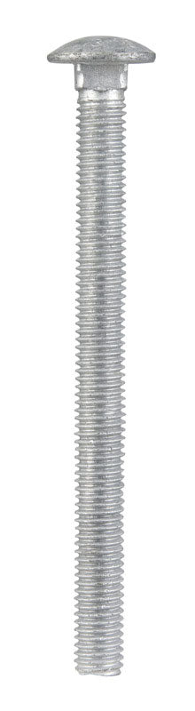 HILLMAN 1/2 in. X 6 in. L Hot Dipped Galvanized Steel Carriage Bolt 25 pk