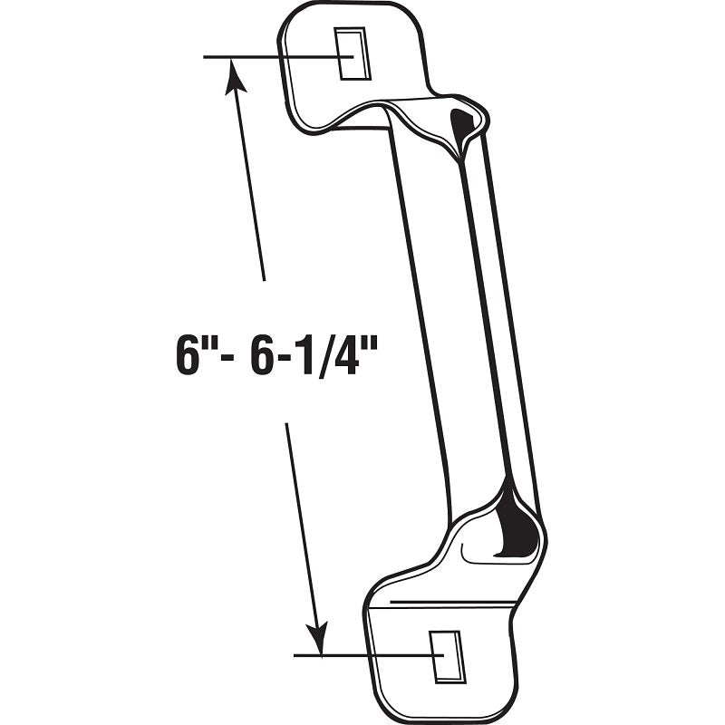 Prime-Line GD 52130 Door Pull, Steel, Galvanized