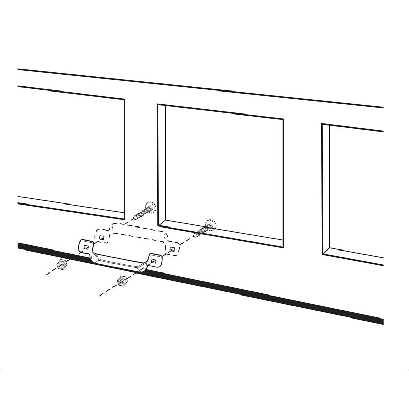 Prime-Line GD 52130 Door Pull, Steel, Galvanized