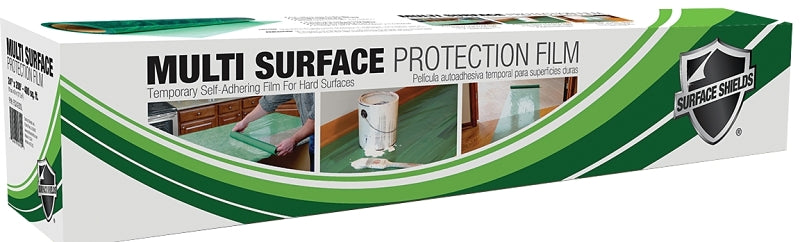 Surface Shields MU2450W Surface Protection Film, 50 ft L, 24 in W, 3 mil Thick, Polyethylene, Green