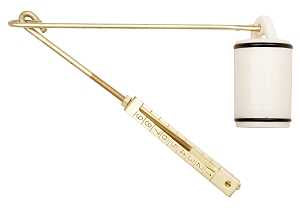 Plumb Pak PP606-23 Linkage Assembly, Brass, White, For: Trip-Lever 6 in Eye Wire and #10 to #32 Eye Bolts