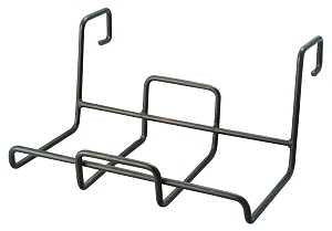 Landscapers Select GB-4327 Square Planter Holder with Hanger, Steel, Black, Powder-Coated
