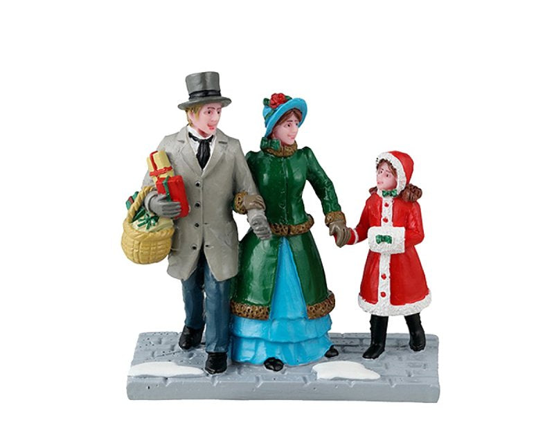 LIC LTD A2380 Christmas Type 3 Figurine, Caddington Village, Pack of 36