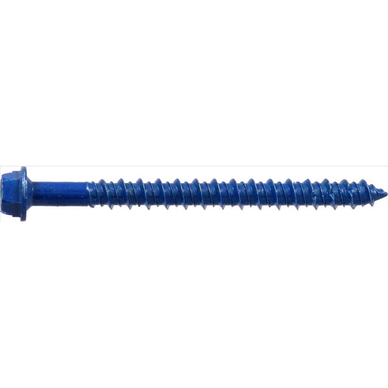 HILLMAN Tapper 1/4 in. D X 2.75 in. L Steel Hex Head Concrete Screw Anchor 100 pk