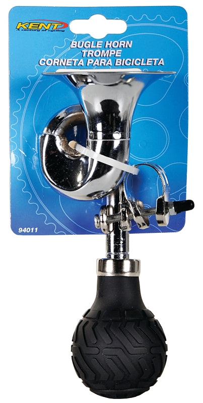 Kent 67116 Bugle Horn, Steel, Black, Chrome-Plated