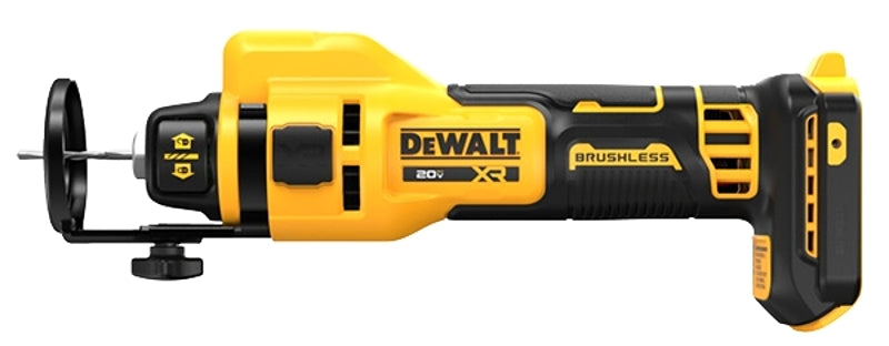 DEWALT DCE555B Drywall Cut-Out Tool, 1/8, 5/32, 1/4 in Dia Collet, Includes: (1) Belt Clip, Tool Only, 20 V