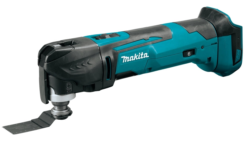 Makita XMT03Z Oscillating Multi-Tool, Tool Only, 18 V, 3 Ah, 6000 to 20,000 opm, 3.2 deg Oscillating, 1-1/4 in Blade