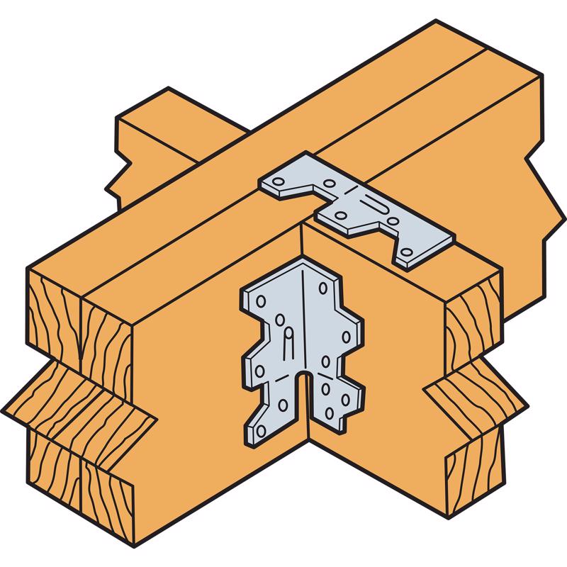 Simpson Strong-Tie 1.4 in. W X 4.5 in. L Galvanized Steel Framing Angle