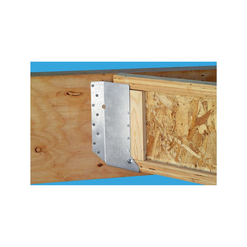 Simpson Strong-Tie ZMax 2.56 in. H X 4.65 in. W 16 Ga. Galvanized Steel Joist Hanger