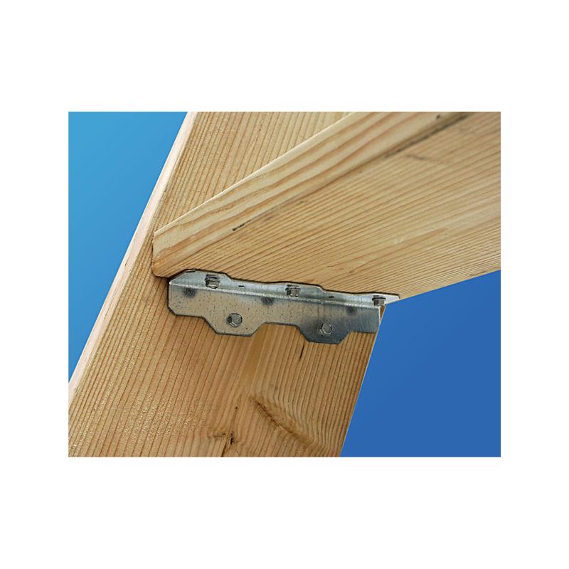 Simpson Strong-Tie 1.5 in. W X 8.5 in. L Galvanized Steel Staircase Angle