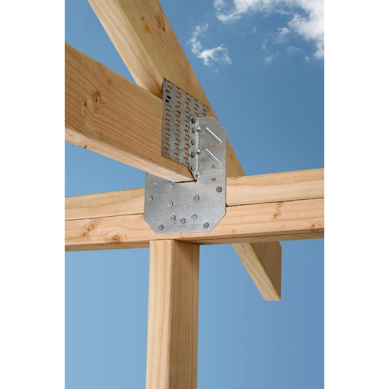 Simpson Strong-Tie 6.25 in. H X 5 in. W 18 Ga. Galvanized Steel Hurricane Tie, Pack of 50