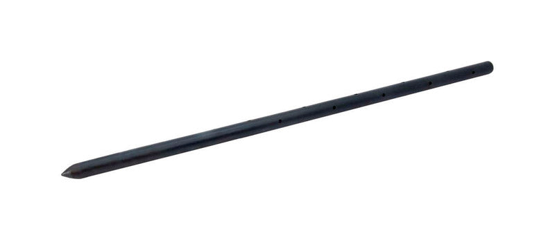Grip-Rite Steel Round Stake with Holes 24 in. H X 0.75 in. D, Pack of 10