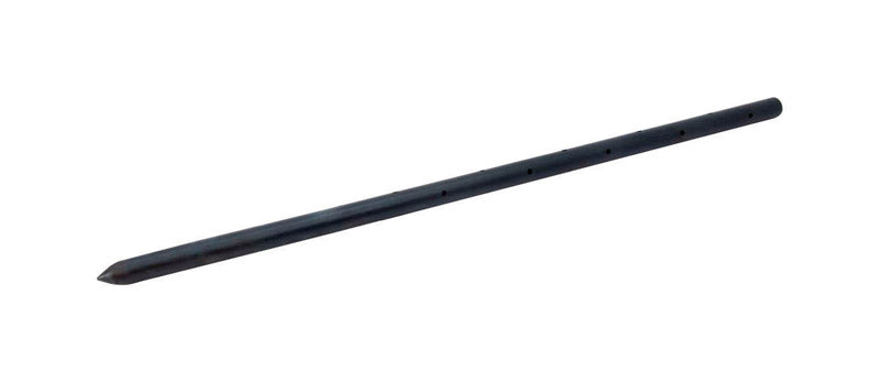 Grip-Rite Metal Round Stake with Holes 1.5 ft. L X 0.75 in. D, Pack of 10
