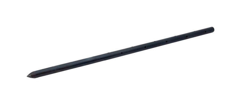 Grip-Rite Metal Round Stake with Holes 3 ft. L X 0.75 in. D, Pack of 10