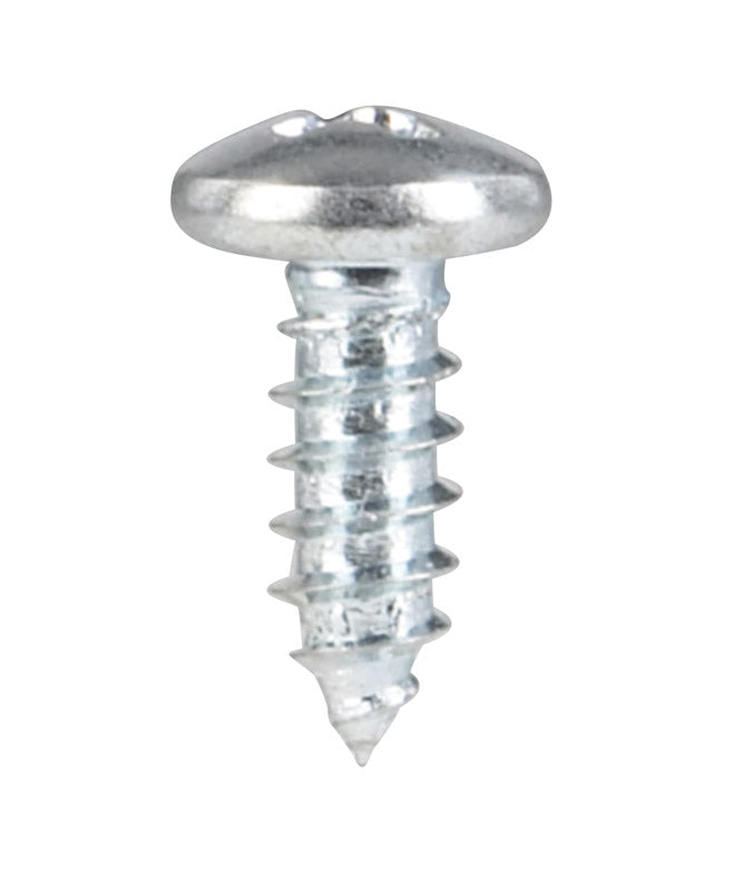 HILLMAN No. 10 X 1/2 in. L Phillips Pan Head Sheet Metal Screws 100 pk