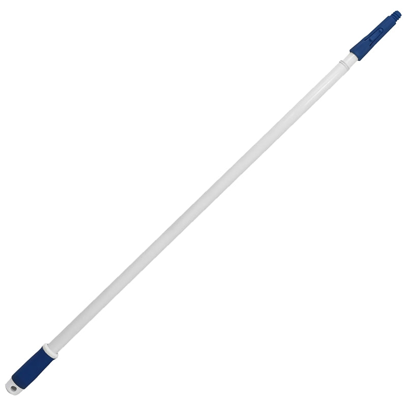 Unger Professional 989300 Telescopic Pole, 6 ft Max Pole L, Threaded, Steel Pole, Blue/White