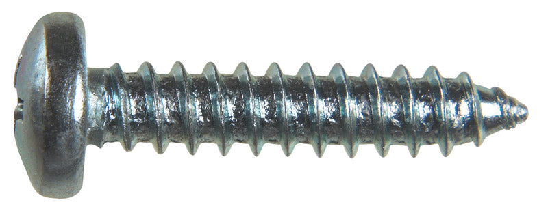 HILLMAN No. 10 X 7/8 in. L Phillips Pan Head Sheet Metal Screws 100 pk