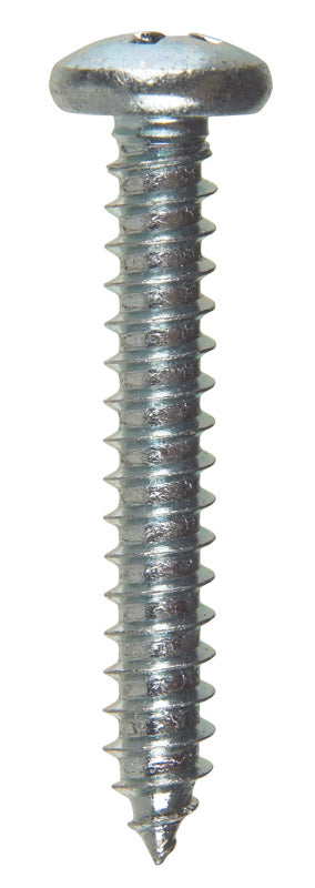 HILLMAN No. 10 X 1-1/4 in. L Phillips Pan Head Sheet Metal Screws 100 pk