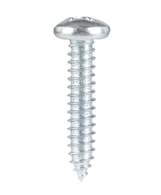 HILLMAN No. 14 X 1-1/4 in. L Phillips Pan Head Sheet Metal Screws 100 pk