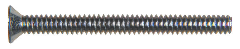 HILLMAN No. 6-32 X 1-1/2 in. L Phillips Flat Head Zinc-Plated Steel Machine Screws 100 pk