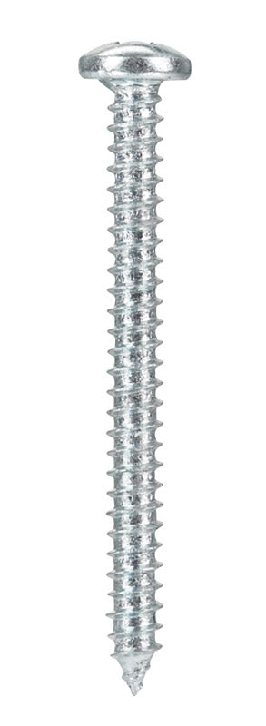 HILLMAN No. 10 X 2 in. L Phillips Pan Head Sheet Metal Screws 100 pk