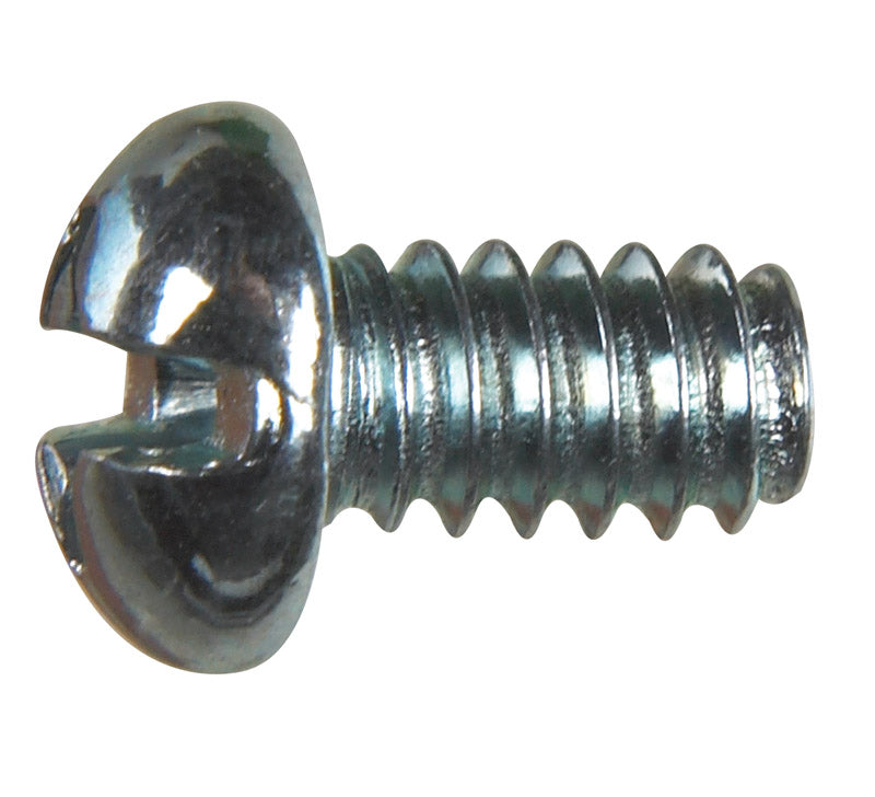 HILLMAN No. 6-32 X 1/4 in. L Combination Round Head Zinc-Plated Steel Machine Screws 100 pk