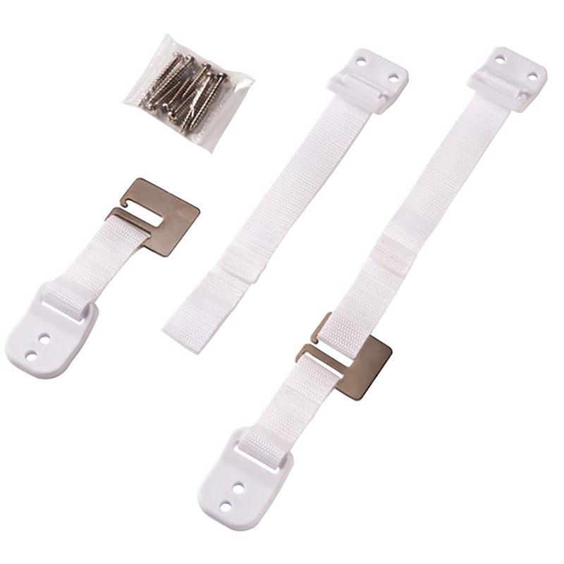 Safety 1st White Plastic Wall Straps 2 pk