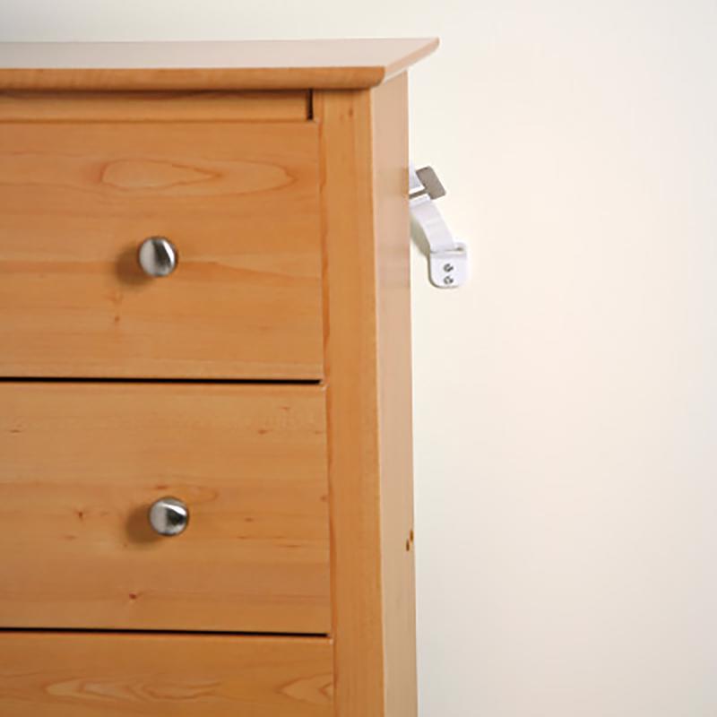 Safety 1st White Plastic Wall Straps 2 pk