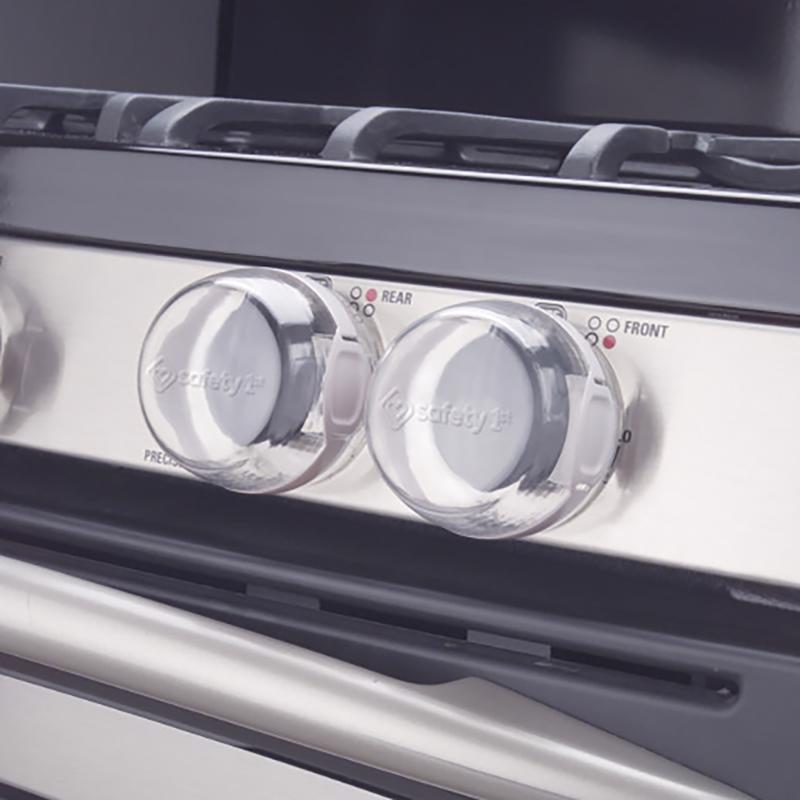 Safety 1st Clear Plastic Stove Knob Covers 5 pk