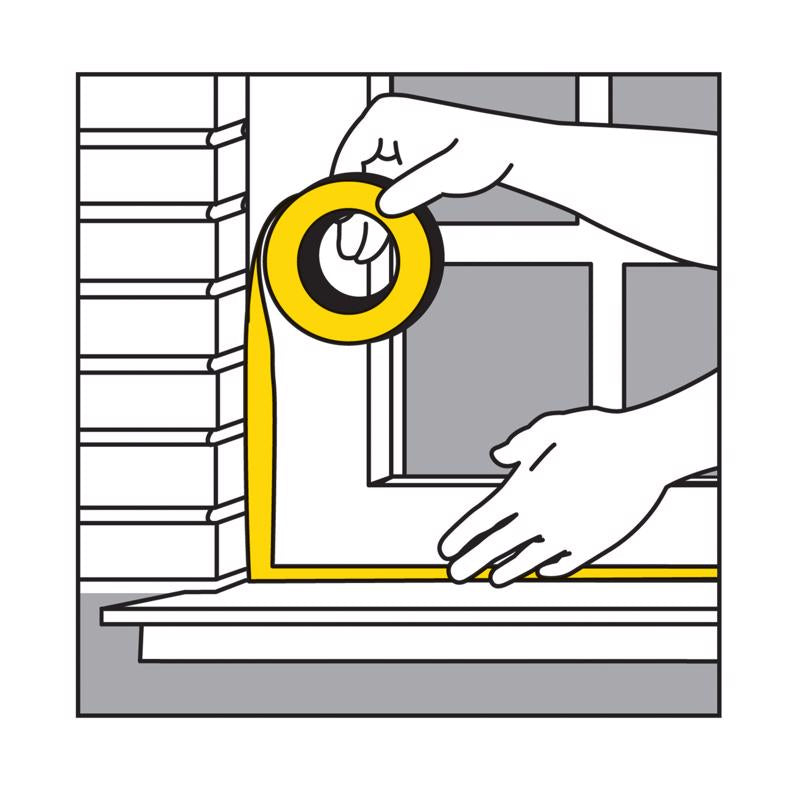 M-D Building Products Clear Polyethylene Weather Sealing Tape For Windows 300 in. L X 2 in.