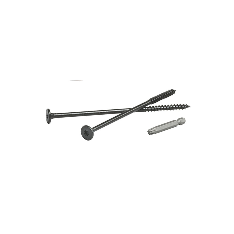 FastenMaster HeadLok No. 10 X 4.5 in. L Star Epoxy Coarse Wood Screws 12 pk