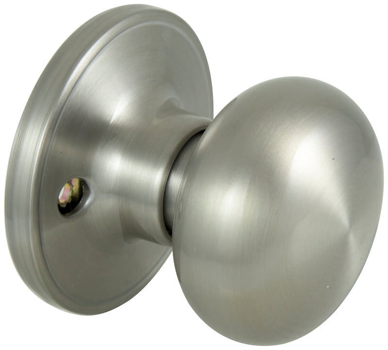 ProSource TFX240V-PS Dummy Knob, TF Design, Satin Nickel, 1-3/8 to 1-3/4 in Thick Door, Stainless Steel