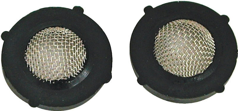 Danco 80070 Hose Washer with Screen, Rubber, Black, Pack of 3