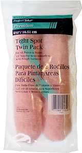 Linzer RC153-2 Roller Cover, 3/8 in Thick Nap, 6-1/2 in L, Polyester Cover, Pink