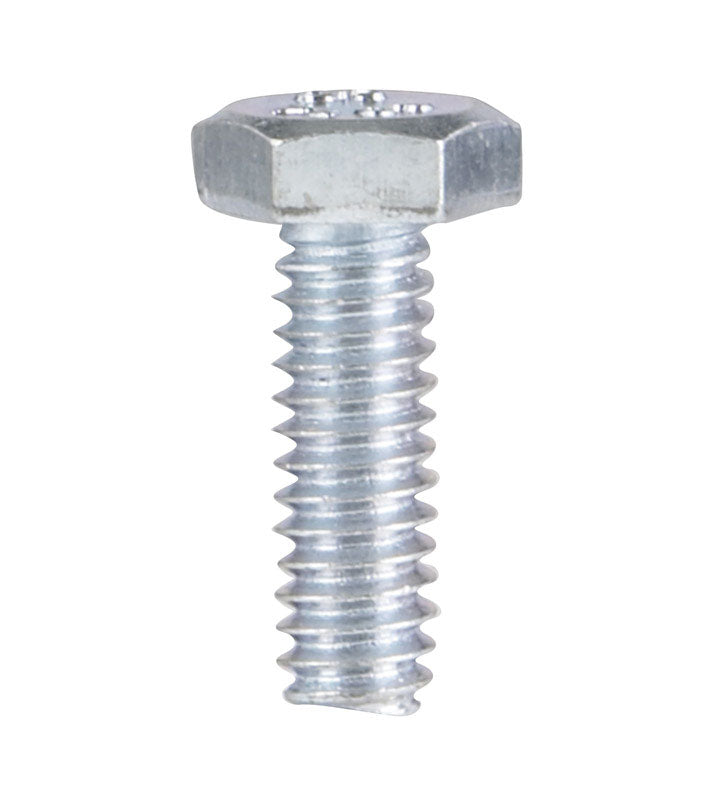 HILLMAN 1/4 in. D X 3/4 in. L Zinc Plated Steel Hex Bolt 100 pk