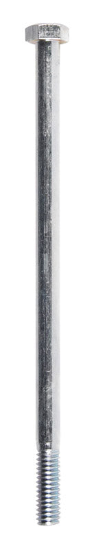 HILLMAN 5/16 in. D X 6 in. L Zinc Plated Steel Hex Bolt 50 pk