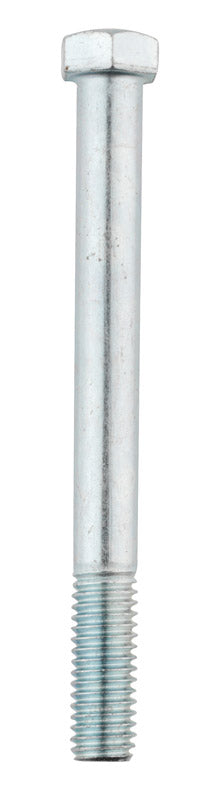 HILLMAN 7/16 in. D X 4-1/2 in. L Zinc Plated Steel Hex Bolt 25 pk