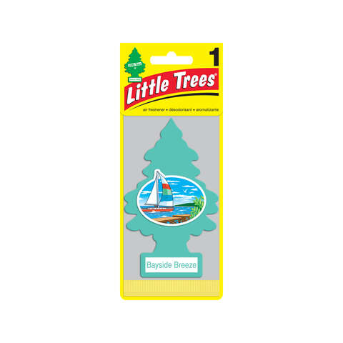 Little Trees Bayside Breeze Scent Car Air Freshener Solid 1 pk, Pack of 24