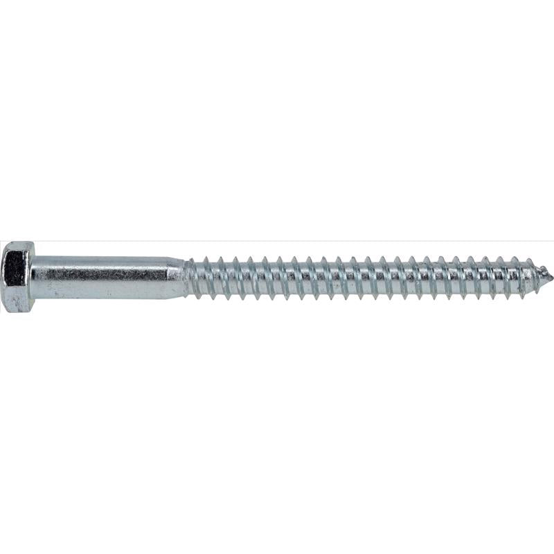 HILLMAN 1/2 in. X 6 in. L Hex Zinc-Plated Steel Lag Screw 25 pk