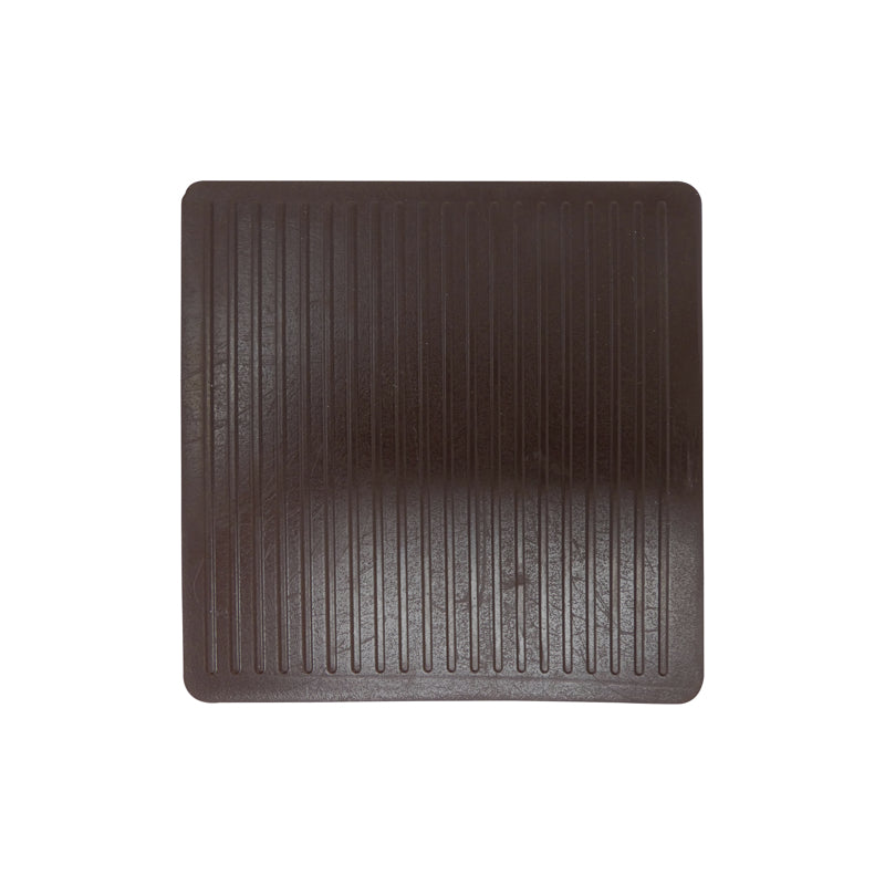Ace Rubber Caster Cup Brown Square 3 in. W X 3 in. L 2 pk