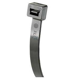 Gardner Bender 45-536UVB Cable Tie, 10.3 in Max Bundle Dia, Nylon, Black, 36 in L, 10/PK