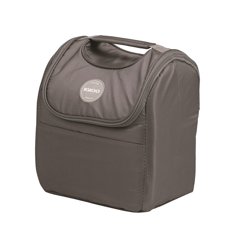 Igloo Gripper 9 Series 66780 Collapsible Cooler, 9 Cans Capacity, Polyester, Meteorite/Midnight Blue/Robust Red