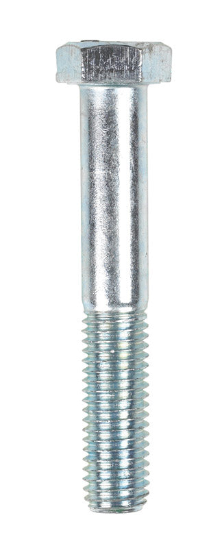 HILLMAN 5/8 in. D X 4 in. L Heat Treated Zinc Steel Hex Head Cap Screw 25 pk