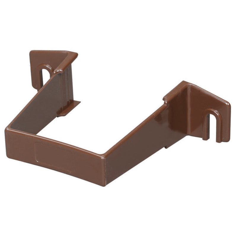 Amerimax 3.3 in. H X 1 in. W X 4.3 in. L Brown Vinyl U Downspout Bracket, Pack of 30