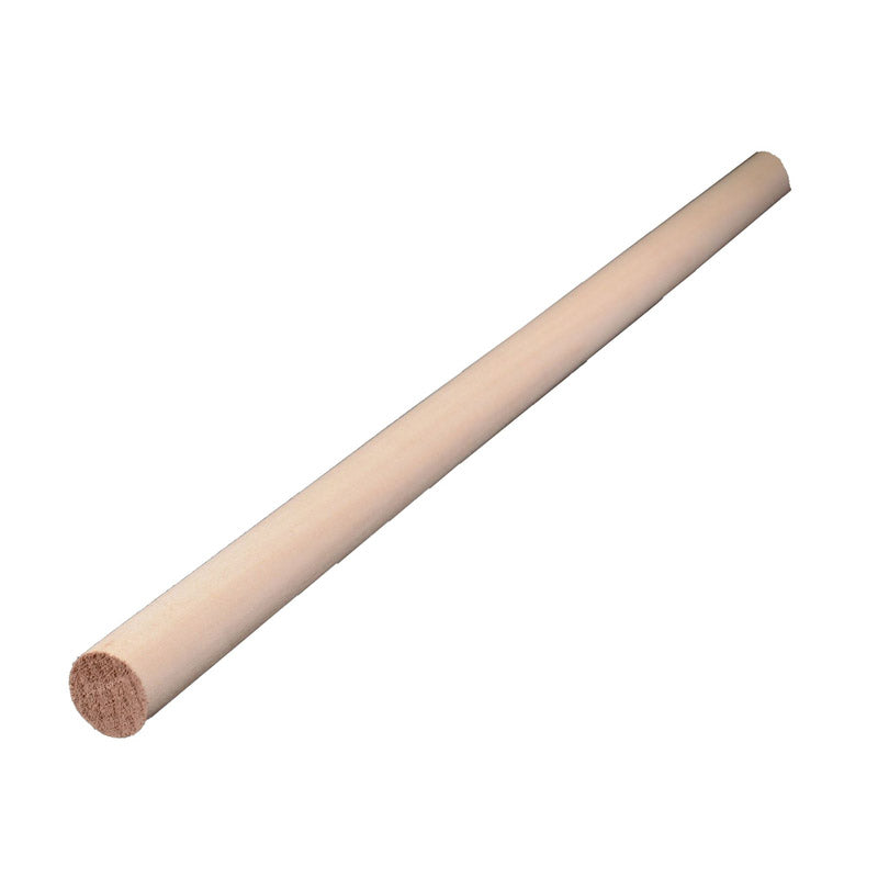 Alexandria Moulding Round Ramin Hardwood Dowel 7/8 in. D X 36 in. L 1 pk Brown, Pack of 6