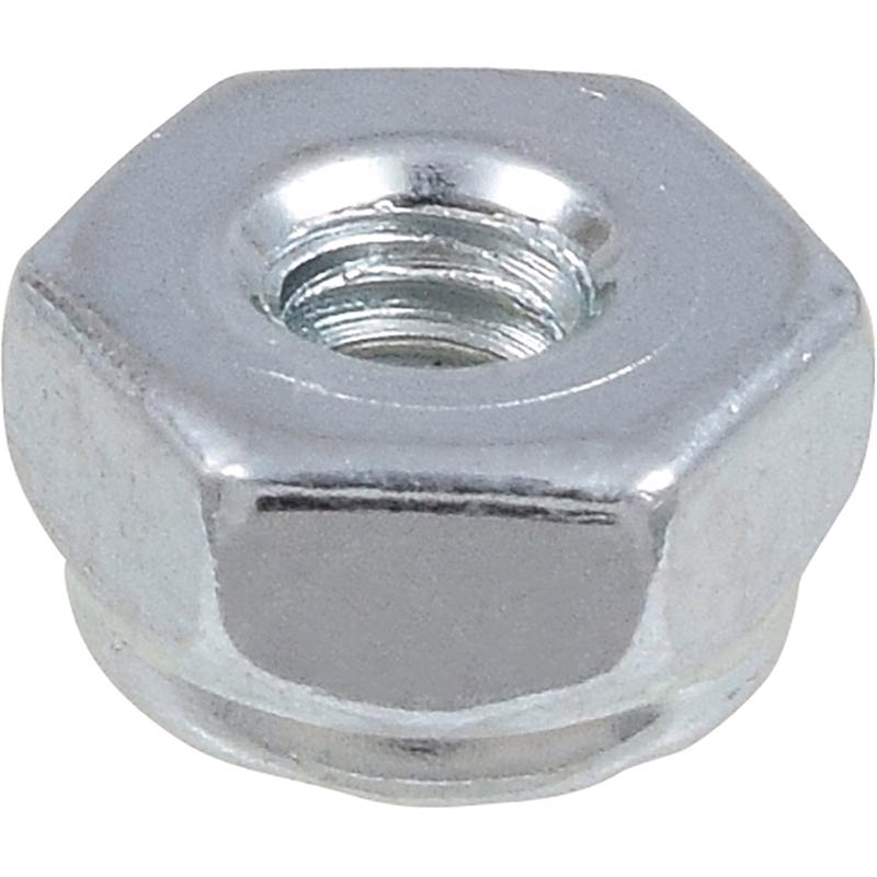 HILLMAN 6-32 in. Zinc-Plated Steel USS Nylon Lock Nut 100 pk