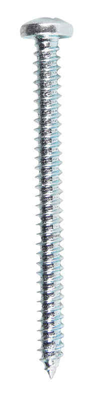 HILLMAN No. 8 X 2 in. L Phillips Pan Head Sheet Metal Screws 100 pk