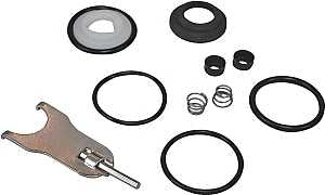 ProSource PMB-470 Faucet Repair Kits, Plastic/Rubber/Stainless Steel/Steel, Silver Black White, 11-Piece