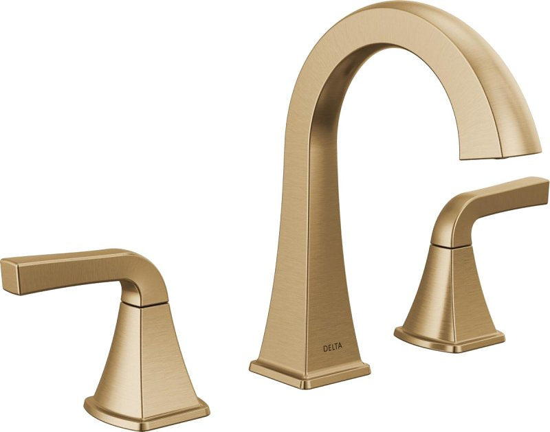 Delta Knoxville Series 35854LF-CZ Widespread Bathroom Faucet, 1.2 gpm, 2-Faucet Handle, 3-Faucet Hole, Metal